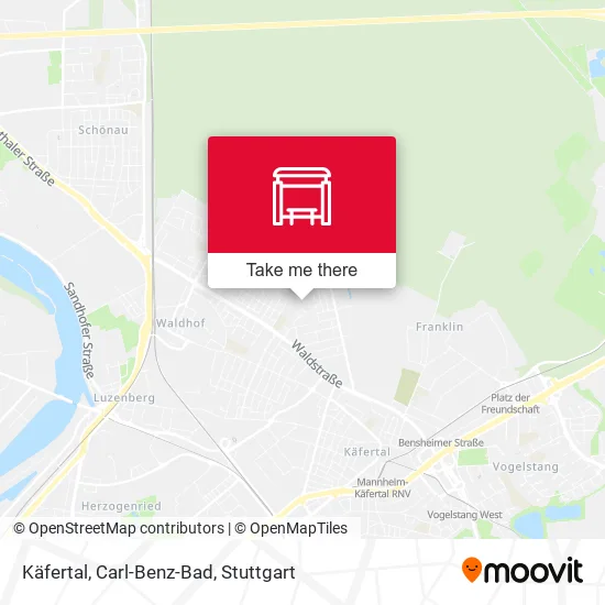 Карта Käfertal, Carl-Benz-Bad