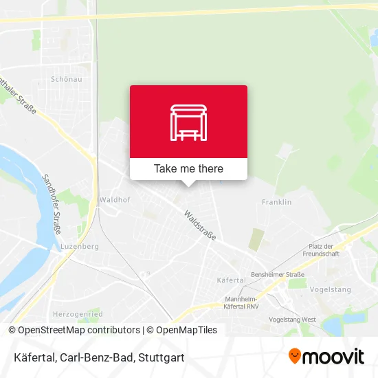 Карта Käfertal, Carl-Benz-Bad