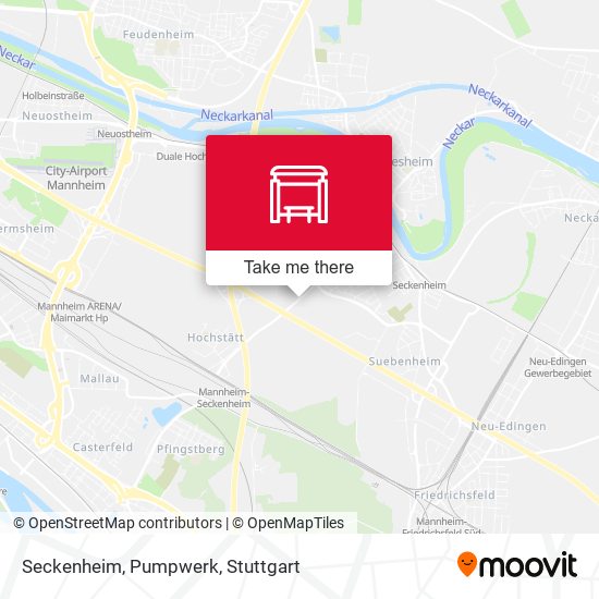 Карта Seckenheim, Pumpwerk