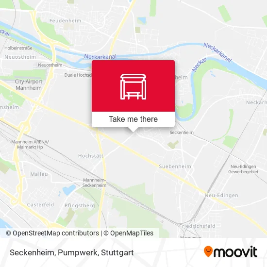 Карта Seckenheim, Pumpwerk