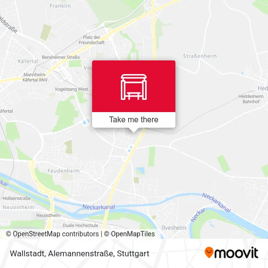 Карта Wallstadt, Alemannenstraße