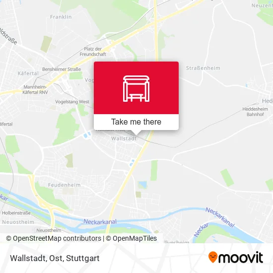 Карта Wallstadt, Ost