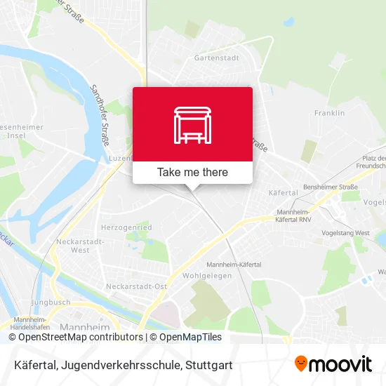 Карта Käfertal, Jugendverkehrsschule