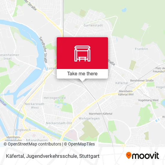 Карта Käfertal, Jugendverkehrsschule