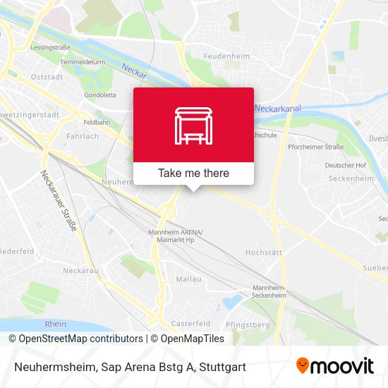 Карта Neuhermsheim, Sap Arena Bstg A