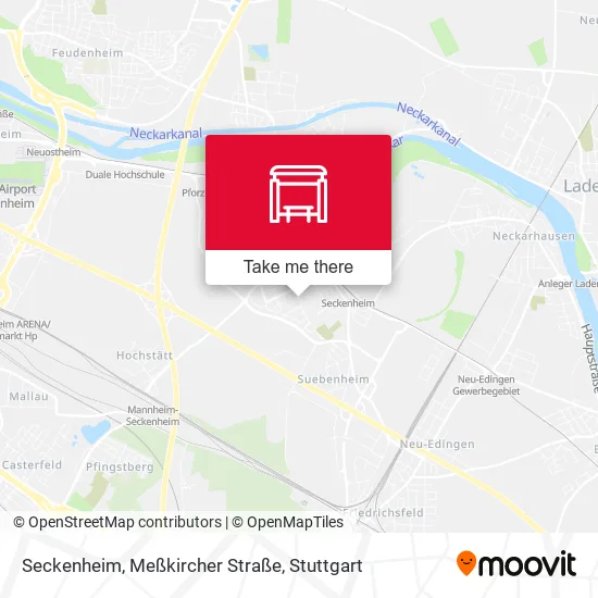 Карта Seckenheim, Meßkircher Straße