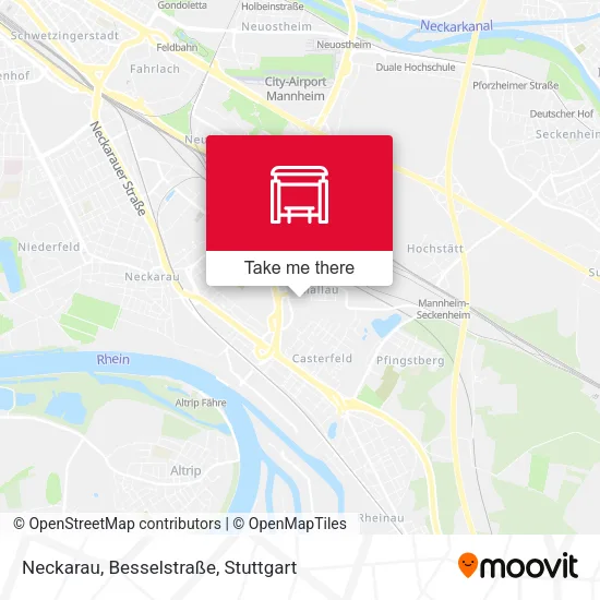 Карта Neckarau, Besselstraße