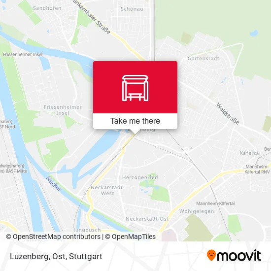 Карта Luzenberg, Ost