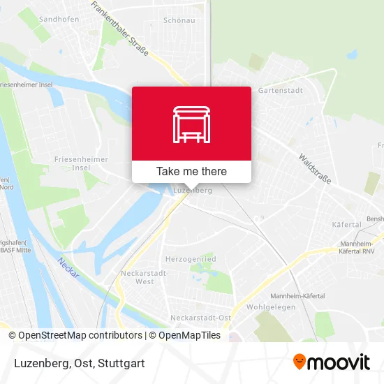 Карта Luzenberg, Ost