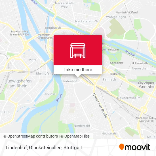 Карта Lindenhof, Glücksteinallee