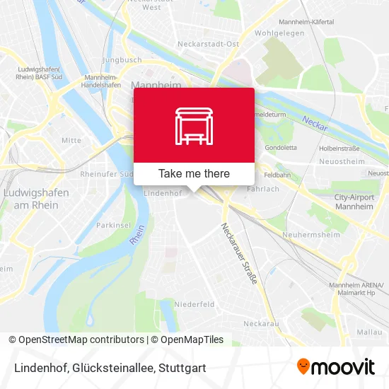 Карта Lindenhof, Glücksteinallee
