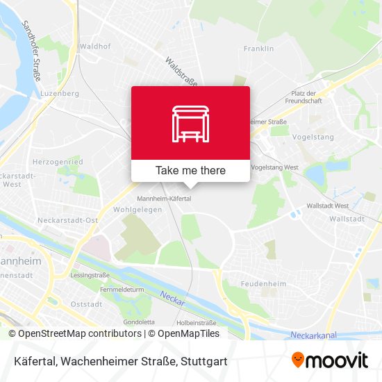 Käfertal, Wachenheimer Straße map