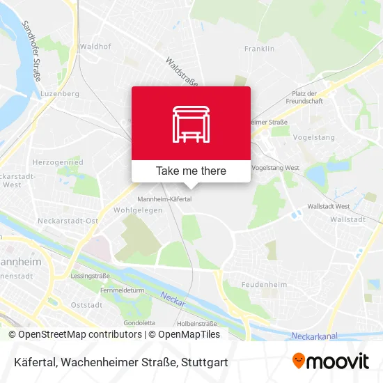 Карта Käfertal, Wachenheimer Straße