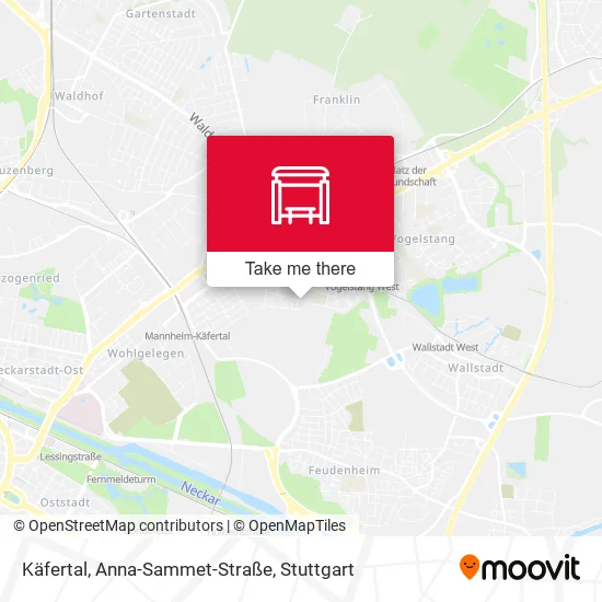 Карта Käfertal, Anna-Sammet-Straße