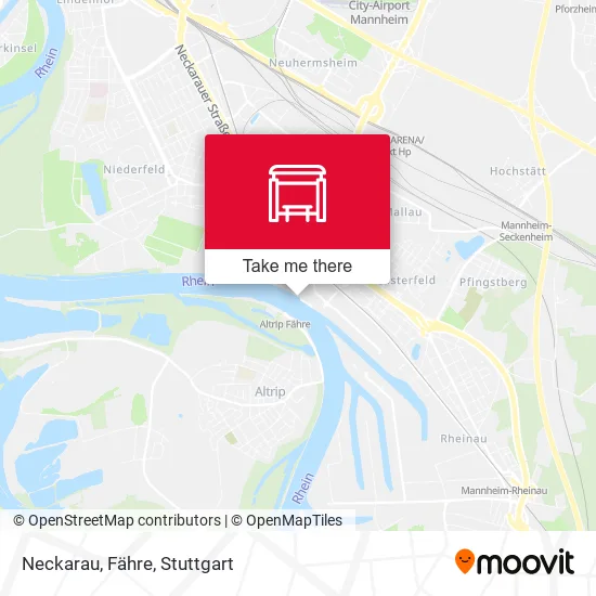 Карта Neckarau, Fähre