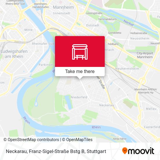 Neckarau, Franz-Sigel-Straße Bstg B map