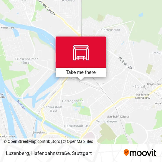 Карта Luzenberg, Hafenbahnstraße