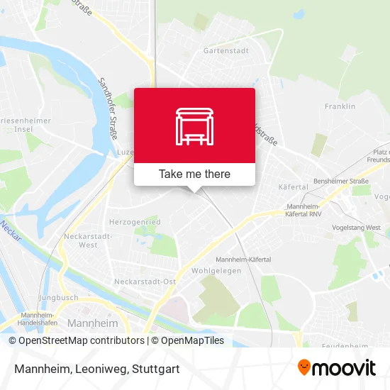 Карта Mannheim, Leoniweg