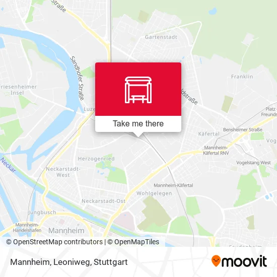 Карта Mannheim, Leoniweg