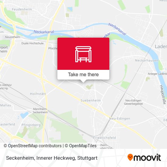 Seckenheim, Innerer Heckweg map