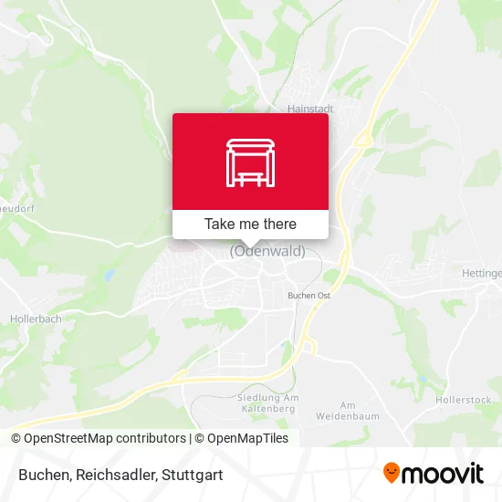 Карта Buchen, Reichsadler