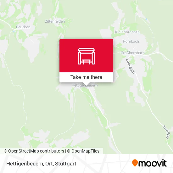 Карта Hettigenbeuern, Ort