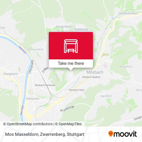 Карта Mos Masseldorn, Zwerrenberg