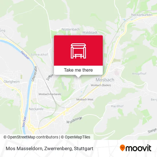 Карта Mos Masseldorn, Zwerrenberg