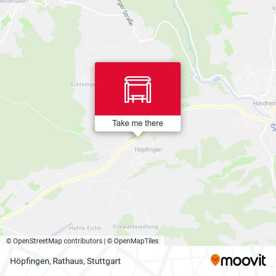 Höpfingen, Rathaus map