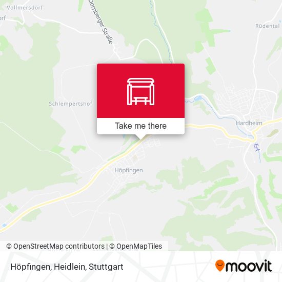 Höpfingen, Heidlein map