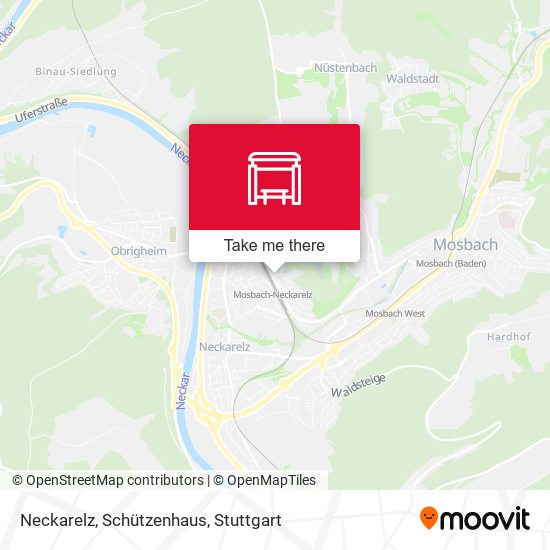 Neckarelz, Schützenhaus map