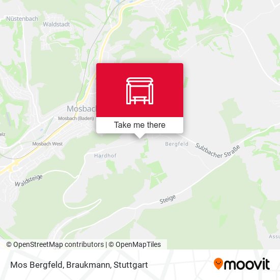 Карта Mos Bergfeld, Braukmann