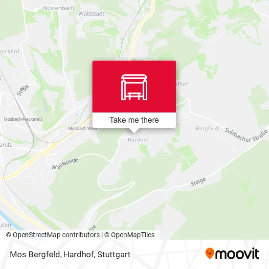 Карта Mos Bergfeld, Hardhof
