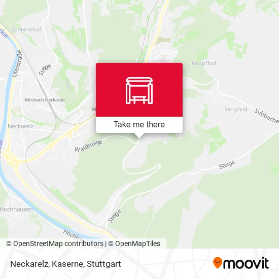 Карта Neckarelz, Kaserne