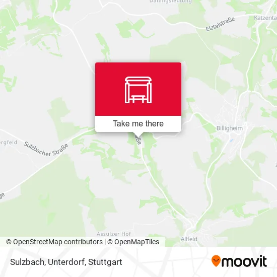 Карта Sulzbach, Unterdorf