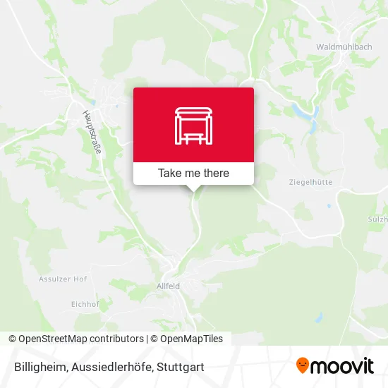 Карта Billigheim, Aussiedlerhöfe