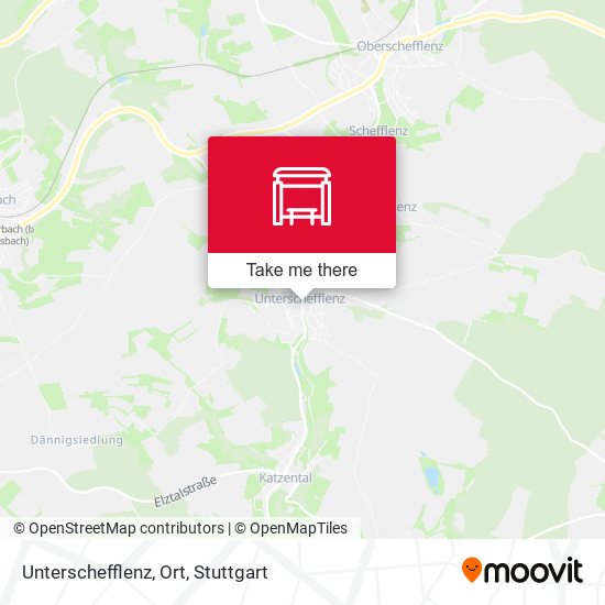 Карта Unterschefflenz, Ort