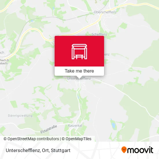 Карта Unterschefflenz, Ort