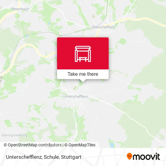 Карта Unterschefflenz, Schule