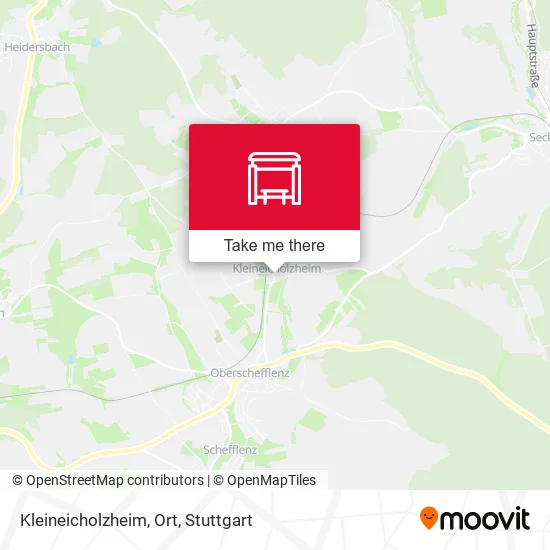 Карта Kleineicholzheim, Ort