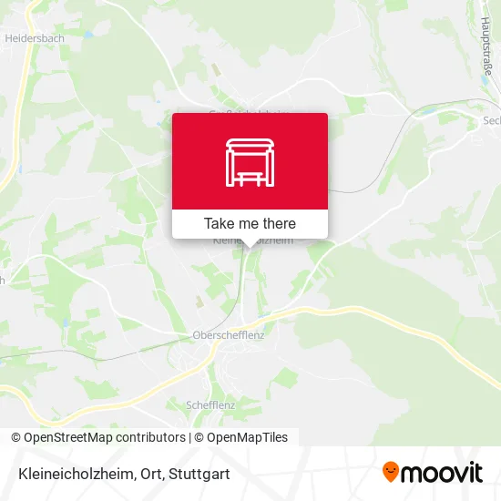 Карта Kleineicholzheim, Ort