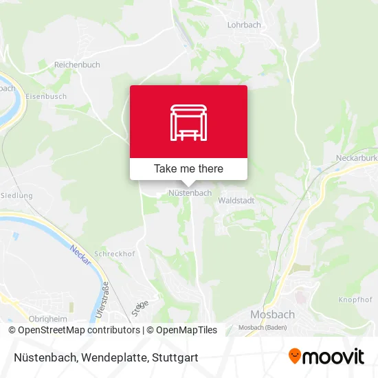 Карта Nüstenbach, Wendeplatte