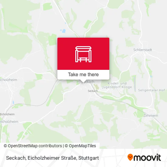 Карта Seckach, Eicholzheimer Straße