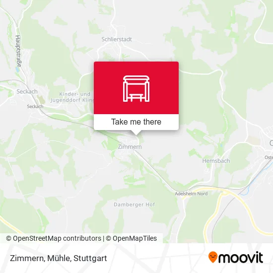 Карта Zimmern, Mühle