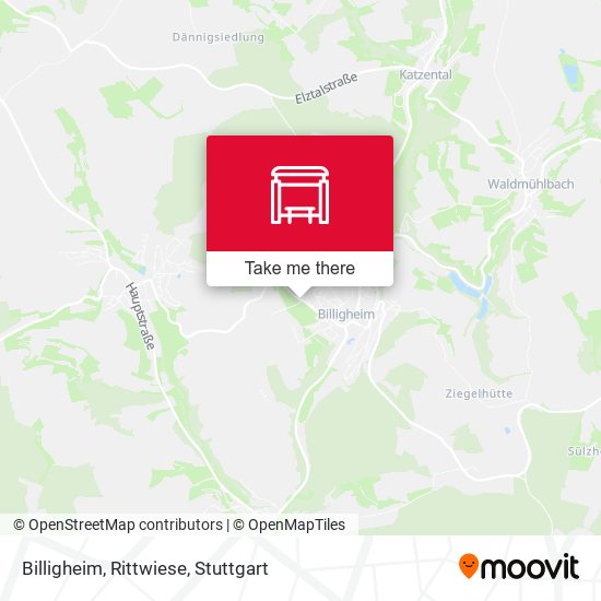 Карта Billigheim, Rittwiese