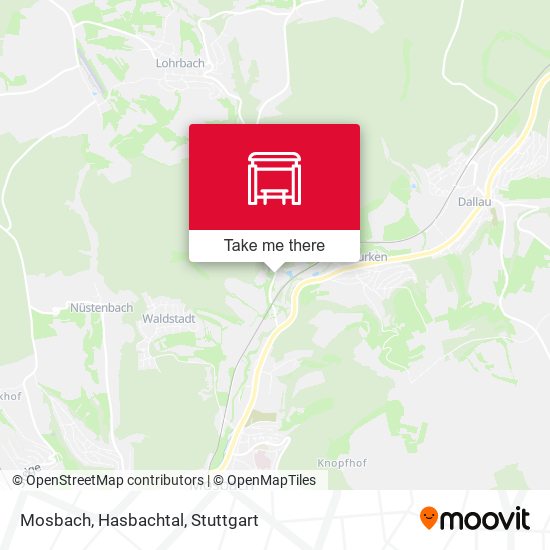 Карта Mosbach, Hasbachtal