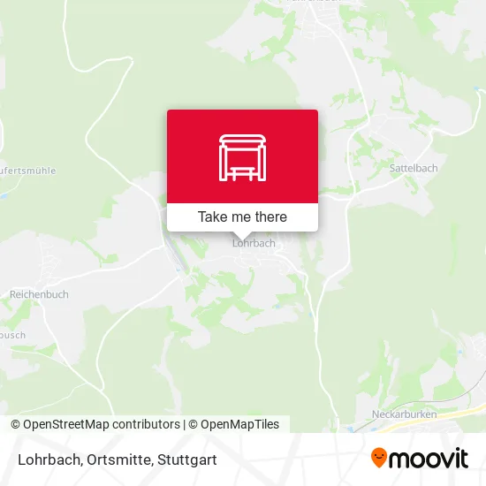 Карта Lohrbach, Ortsmitte