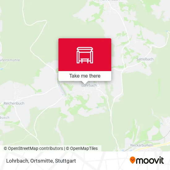 Карта Lohrbach, Ortsmitte