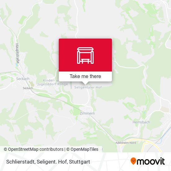 Schlierstadt, Seligent. Hof map