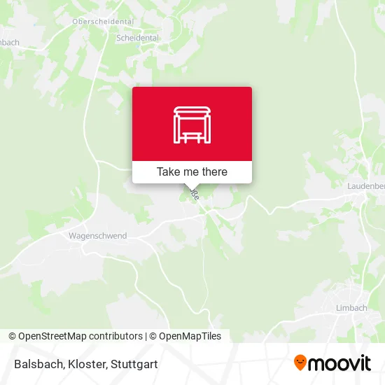 Карта Balsbach, Kloster
